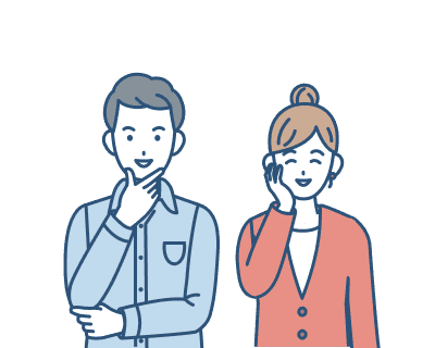 従業員が満足している様子