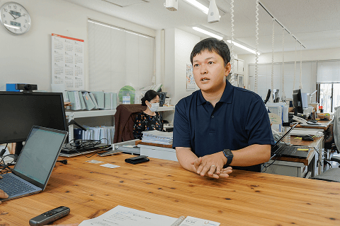 インタビュー風景