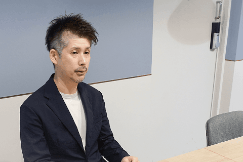 インタビュー風景