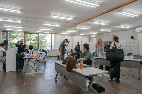 インタビュー風景