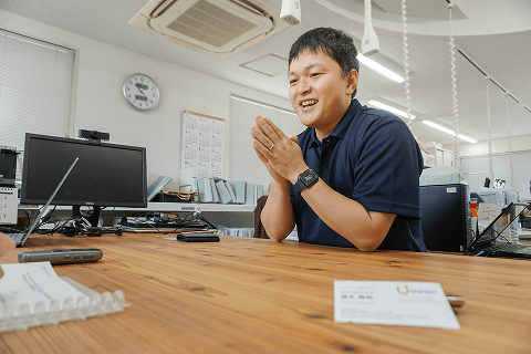 インタビュー風景