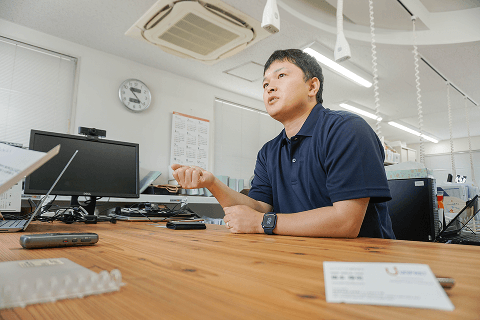 インタビュー風景